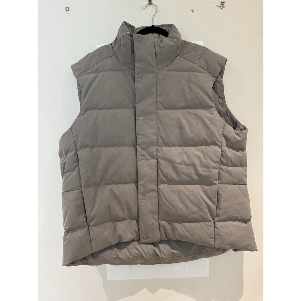 Lululemon Wunder Puff Vest Tech Canvas Men's Size 2XL Brown